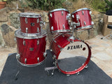 VIntage Tama Superstar Cherry Wine 5pc Drum Set kit 22,10,12,13,16