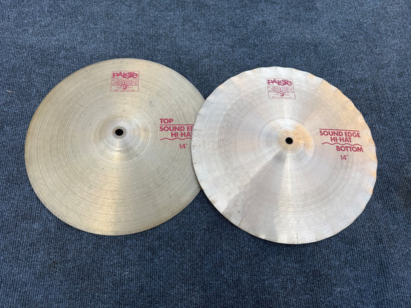 Paiste 14 inch 2002 Sound Edge Hi-hat Cymbals