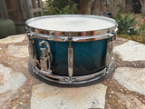 Pearl Session Custom Maple 6.5 x 14 Snare Drum Blue Fade6