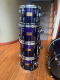 Pearl Masters Studio Birch 5pc Drum Set kit - Midnight Fade2