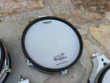 THREE  Roland PD-120 WHITE and TWO pd-100" 10" Mesh Head V Drum PD1205