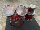 VIntage Tama Superstar Cherry Wine 5pc Drum Set kit 22,10,12,13,16