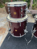 Gretsch New Classic Maple 6pc Drum Set kit Jazz Size kick 18" -Merlot Sparkle EX