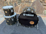 Yamaha Maple Custom 3pc Drum Set Kit 22,12,16 - Black Maple11