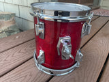 Tama Superstar Cherry 8x9 Vintage 80's Tom Drum !!