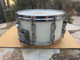RARE TAMA ARTSTAR Cordia 80's 14 x 6.5 Snare Drum WHITE13