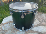 PDP MX Maple Green To Black Fade 14 x 12 Tom Drum