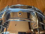 Vintage Ludwig 1968 14x5 Super Sensitive Snare Drum with original wires3