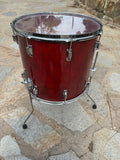 Tama Superstar Cherry 18x16" Floor Tom Drum 80's