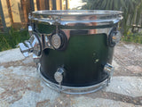 PDP MX Maple Green To Black Fade 12 x 9 Tom Drum - Rash Spots