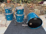 OCDP Newport Series Blue Sparkle 5pc Drum Set !!5