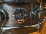 Dw Collectors Satin Black 14x5.5 Snare Drum3