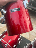 Tama SUPERSTAR Candy Apple Red POWER 8pc Concert Tom Drum Set kit!!13