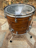 Vintage Rogers KOA 18x16 Script Badge Power Tone Floor Tom Drum11