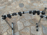 Gibraltar Two Sided Curved Drum Rack w/ 10 CLAMPS!!
