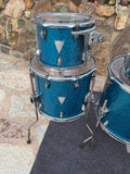OCDP Newport Series Blue Sparkle 5pc Drum Set !!4
