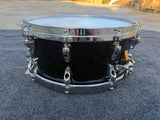Yamaha MSD14AF Anton Fig 14x6" Maple Snare - Black Lacquer - DIECAST HOOPS
