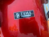 Tama Superstar Birch Cutdown 13" + 14" Timbales Pair - Candy Apple Red4