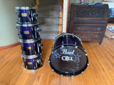 Pearl Masters Studio Birch 5pc Drum Set kit - Midnight Fade12