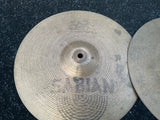 Sabian b8 13" hi hat cymbals pair cymbals