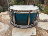 Pearl Session Custom Maple 6.5 x 14 Snare Drum Blue Fade8