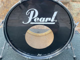 Pearl Export 22x16 Bass Drum - Black Finish Wrap