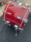 Tama Superstar CHERRY 24 x 16 Vintage 80's Bass Kick Drum