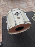 RARE Tama Artstar 1 Birds Eye Maple WHITE 5pc Drum Set kit!!15
