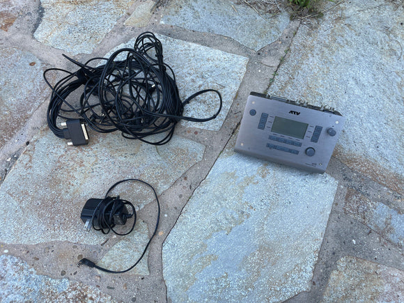ATV aDrums aD5 Drum Sound Module w/ Cable Harness + Power Supply