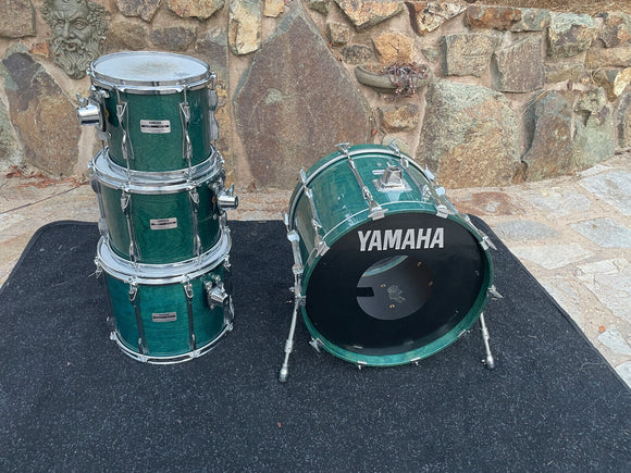 Yamaha Recording Custom 4pc Drum Set kit Aqua - 20