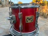 RARE TAMA ARTSTAR CORDIA CANDY APPLE RED TOM SET !!