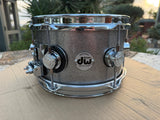DW Collectors 10x6 Maple Side Snare drum with ten and six wood0