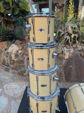 Pearl Masters Studio Birch 5pc Drum Set kit - Midnight Fade4