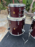 Gretsch New Classic Maple 6pc Drum Set kit Jazz Size kick 18" -Merlot Sparkle EX