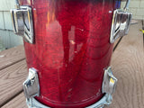 Tama Superstar Cherry 8x9 Vintage 80's Tom Drum !!