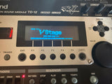 Roland Td-12 V Drum Module Brain w/ WOT TECH OLED!!2