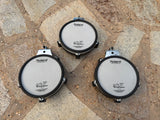 THREE PACK Roland PD-85 BK Dual Mesh V Drum Pad PD85 PD-85bk0
