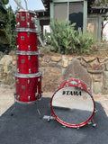 VIntage Tama Superstar Cherry Wine 5pc Drum Set kit 22,10,12,13,16