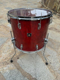 Tama Superstar Cherry 18x16" Floor Tom Drum 80's