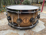 RARE DW Collectors Neil Peart Snakes and Arrows - Birds Eye Maple Snare Drum !