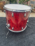 Tama Superstar Cherry 18x16" Floor Tom Drum 80's