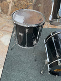 VIntage Tama Granstar II 4pc Drum Set Kit Black 22x16,12x11,13x12,16x16