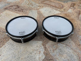 TWO Roland PD-125 BK 12" Mesh Head V Drum PD125 - Black0