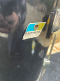 Ludwig Black Cortex 70's 16x16 Concert Tom for drum set kit Blue Olive Badge b/o