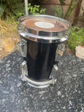 Vintage Ludwig 6 x 9 (6" Diameter) 70's Tom Drum Rewrapped - Black