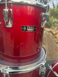 Tama SUPERSTAR Candy Apple Red POWER 8pc Concert Tom Drum Set kit!!8