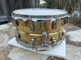 Yamaha Brass 14x7 Snare Drum with Nouveau Lugs SD447012