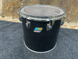 Ludwig Black Cortex 70's 13" Concert Tom for drum set kit - Blue Olive Badge b/o