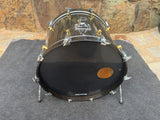 Yamaha Maple Custom 22x16 Bass Drum - Black Maple9