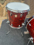 Ludwig Classic Maple "Downbeat" Outfit in Sunset Diamond Pearl 12x8,14x14,20x142
